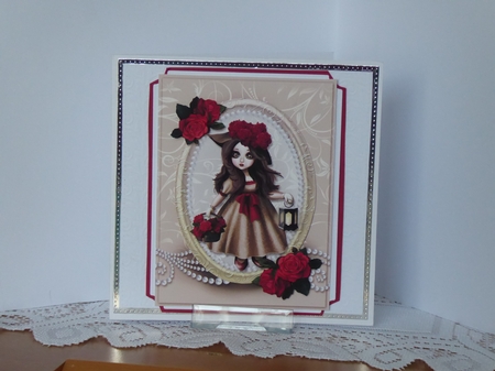 Rose Basket Doll Mini Kit-3 by Kathleen Peace