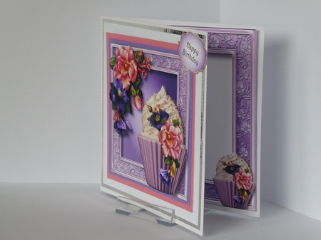 Summer Blooms Cupcake by Kathleen Peace