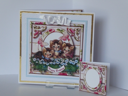 Vintage Cats 3 by Kathleen Peace