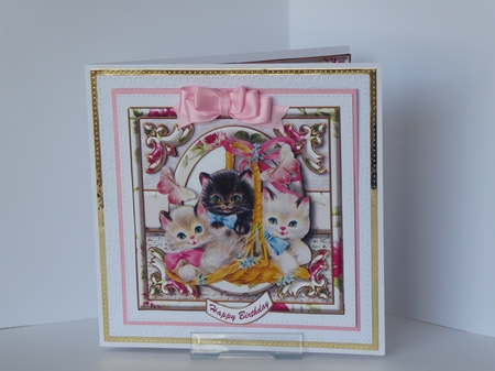 Vintage Cats 4 by Kathleen Peace