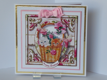 Vintage Cats 5 by Kathleen Peace