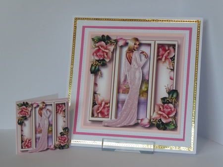 Elegance With Roses QUICK TOPPER Bumper Kit  by Kathleen Peace