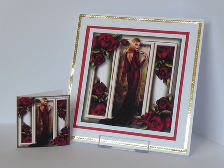 Elegance With Roses QUICK TOPPER Bumper Kit  by Kathleen Peace