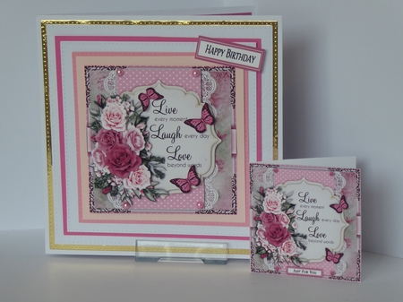 Floral Elegance19 Mini Card Kit by Kathleen Peace