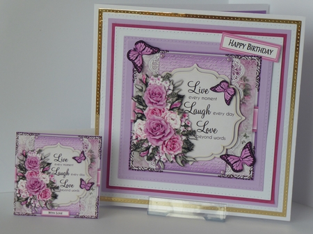 Floral Elegance20 Mini Card Kit by Kathleen Peace