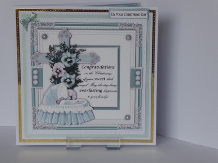 Christening 3 Mini Card Kit by Kathleen Peace