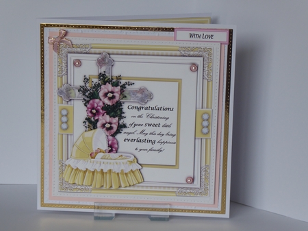 Christening 5 Mini Card Kit by Kathleen Peace