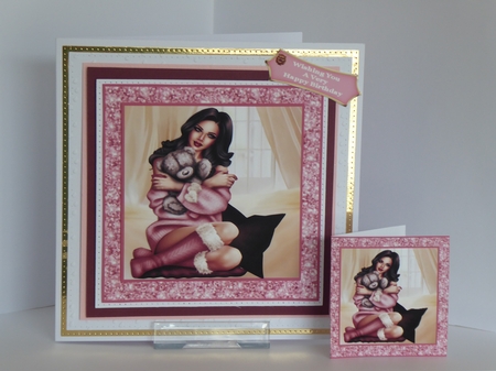 Cuddle Time - 8x8 Mini Kit by Kathleen Peace