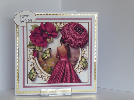 Parasol Spring In Dusky Pink by Kathleen Peace