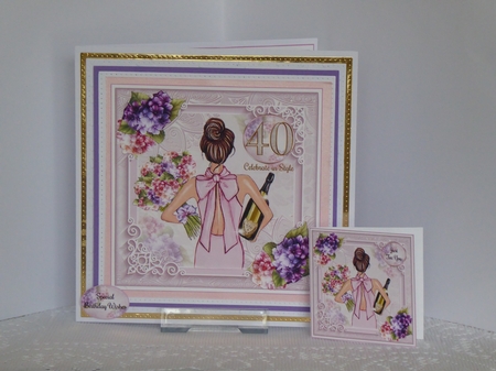 40th Birthday - Celebrate in Style Mini Page Kit by Kathleen Peace