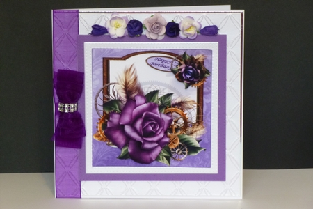 8x8 Steampunk Floral Mini Kit 1 by Kathleen Peace