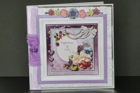 Reflections of Love Card Topper 1 by Kathleen Peace