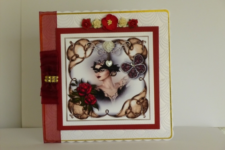 Dance of the Panther Card Topper by Kathleen Peace