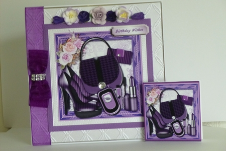 8x8 Kit  Lovely Ladies lilac Accsesories  by Kathleen Peace