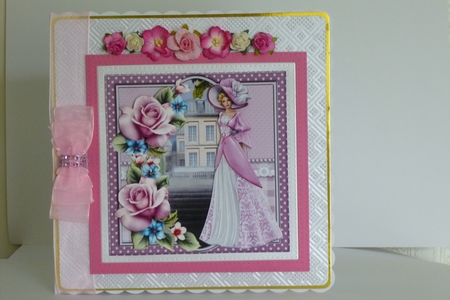 Elegant Lady Out & About Pink by Kathleen Peace