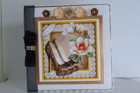 Beautiful Orange Magnolias and Shoes  by Kathleen Peace