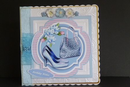 Lovely Shoes and Bag on a Shaped Mat 1 by Kathleen Peace