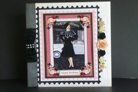Lady of Style Decoupage Topper 2 by Kathleen Peace