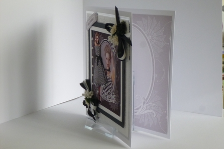 1950s Polka Dot Fashion Reflection 7x7 Mini Kit by Kathleen Peace