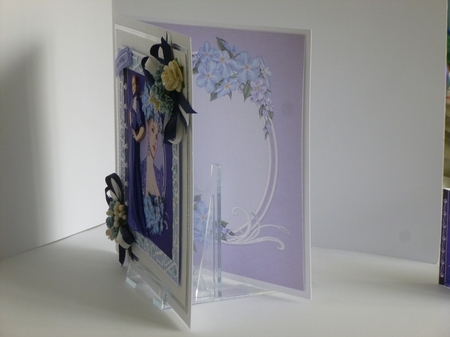 Glitter and silk Evening Dress Fashion Reflection 7x7 Mini Kit by Kathleen Peace
