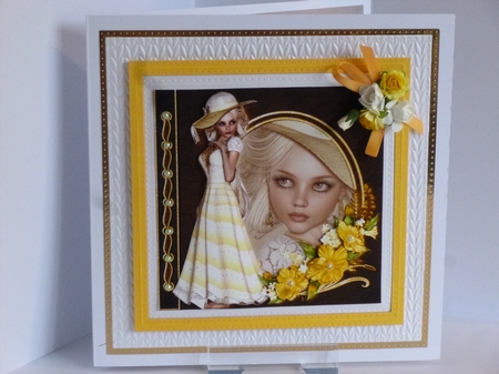 Sweet Lemon Lovely Fashion Reflection 7x7 Mini Kit by Kathleen Peace