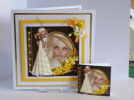 Sweet Lemon Lovely Fashion Reflection 7x7 Mini Kit by Kathleen Peace