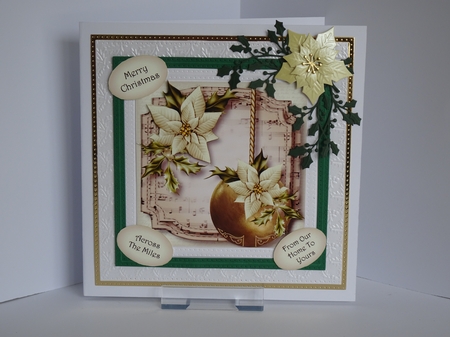 Golden Christmas Bauble - Ivory by Kathleen Peace