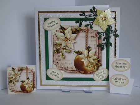 Golden Christmas Bauble - Ivory by Kathleen Peace