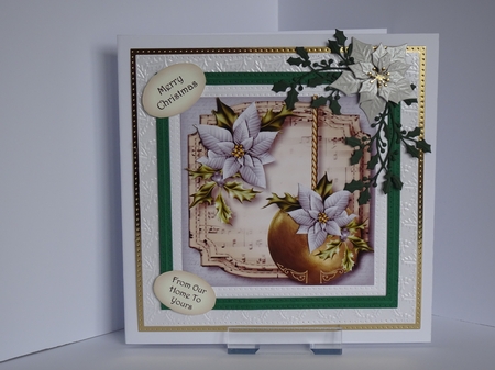 Golden Christmas Bauble - Silver by Kathleen Peace