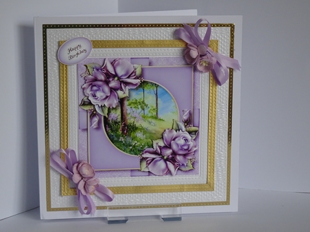 Scenic Floral Present - Wooded Glade by Kathleen Peace
