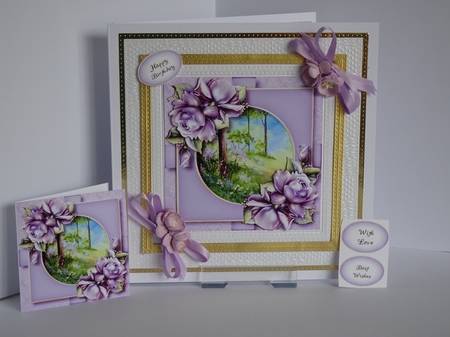 Scenic Floral Present - Wooded Glade by Kathleen Peace