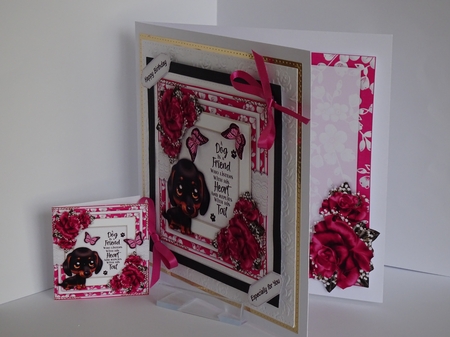 Puppy Love3 Mini Card Kit by Kathleen Peace