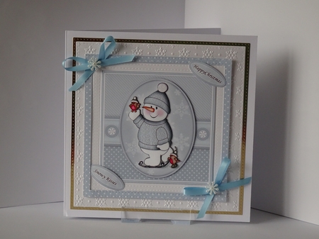 Ice Skating Chilly 2 mini Kit by Kathleen Peace