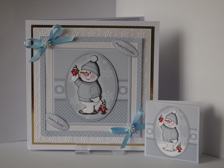 Ice Skating Chilly 2 mini Kit by Kathleen Peace