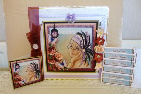 Stunning Flapper Lady No 6 Mini Kit by Kathleen Peace