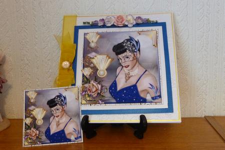 Stunning Flapper Lady No 28 Mini Kit by Kathleen Peace