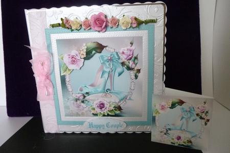 8x8 the Tiffany Wedding Shoe Mini Kit by Kathleen Peace
