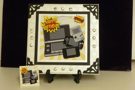 Boys Toys Games Console and Gadgets 8x8 Mini Kit by Kathleen Peace