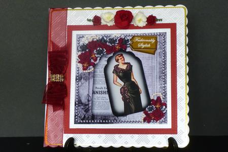 Black Red Fashionably Stylish Oldie Worldy Fashion Mini Kit by Kathleen Peace