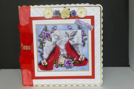 Rosy Red Shoe's Mini Kit by Kathleen Peace
