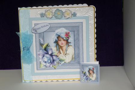 Pretty in Blue 6x6 Mini Kit by Kathleen Peace