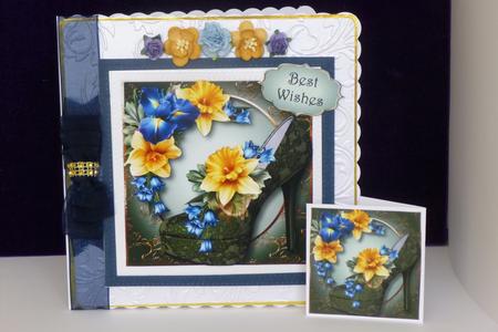 Floral Shoes - Spring Daffodils by Kathleen Peace