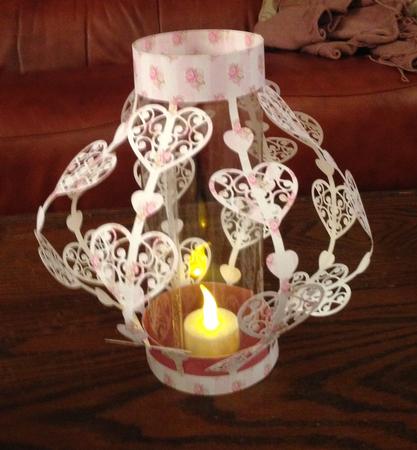 Filigree Heart Luminaire Great Table Centrepiece For We by Kathryn Shevill
