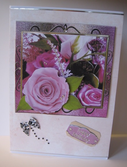 12 Cards Bumper Kit 6 Shades of Pink Floral by Kathryn Shevill