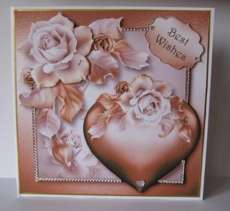 Hearts & Flowers - Ivory & Gold by Kathryn Shevill