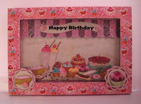 Cupcake Box Card Kit by Kathryn Shevill