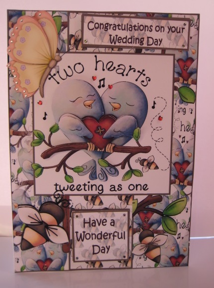 Two Hearts Tweeting by Kathryn Shevill