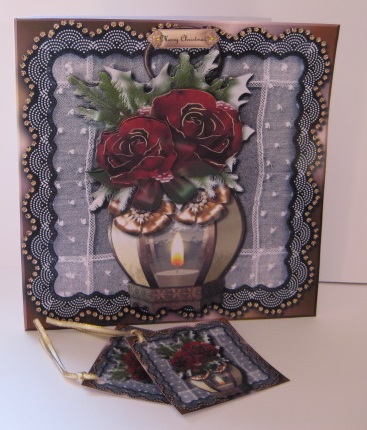 Classic Lantern & Roses by Kathryn Shevill