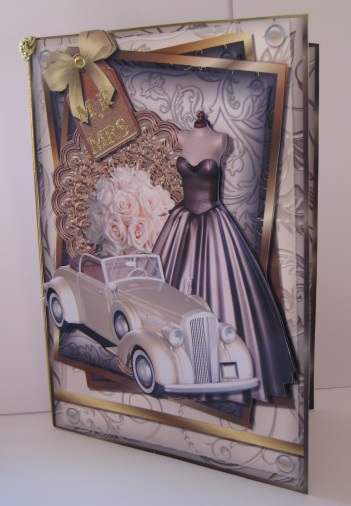 Just Married A4 Extreme Decoupage Kit by Kathryn Shevill