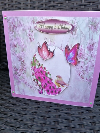 butterflies and flowers by Kathleen Collison